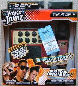   Jamz Red Microphone & Effects Amp Style 3 Paperjamz WowWee Karaoke Mic