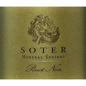  2009 Soter Mineral Springs Pinot Noir 750ml: Grocery 