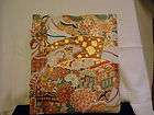 vtg oriental design fabric covered photo scrap booking or craft album 