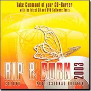  Rip & Burn 2003 CD/DVD Professional Edition