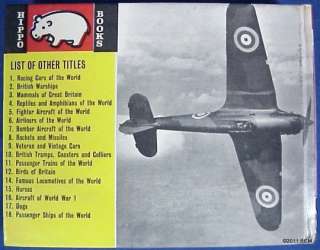 Aircraft of World War 2 Taylor Hippo Books #13 UK 1963  