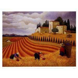  Village Harvest by Lowell Herrero 17x13