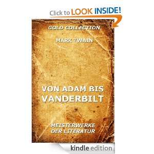 Von Adam bis Vanderbilt   Verrückte Kurzgeschichten (Kommentierte 