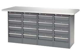 16 Drawer Workbench Plastic  