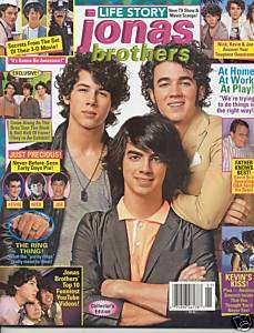 Life Story Jonas Brothers At Work At Home At Play 2008  