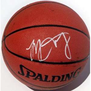  MARCUS CAMBY Autographed Basketball w/COA Score Board 