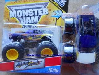   WHEELS Monster Jam #76 AFTER SHOCK truck 1/64 from NEW Q case  
