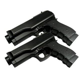 Wii Motion Plus Pistol Gun Kit   Set of 2 by WiixPlay ( Accessory 
