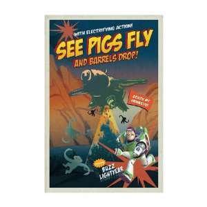  See Pigs Fly Giclee Poster Print, 20x28