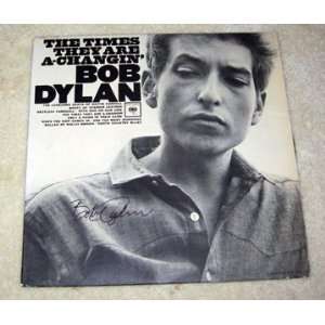 BOB DYLAN autographed RARE Record 