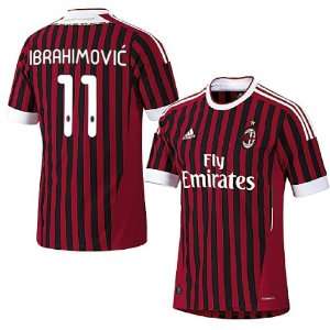  Adidas AC Milan Ibrahimovic jersey