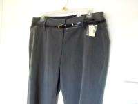 Sz 20L 20 long gray Maurices pants slacks trousers NEW NWT w/ belt 