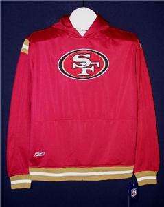 Reebok San Francisco 49ers NFL hoodie jacket YOUTH LARGE  
