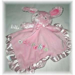   Carters Pink Adorable Security Blanket Lovey Bunny Rabbit Girls: Baby