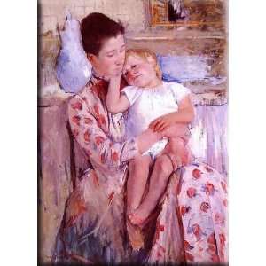  Her Child 11x16 Streched Canvas Art by Cassatt, Mary,: Home & Kitchen