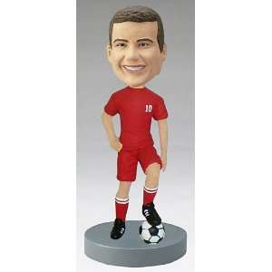  Custom sculpted soccer bobblehead doll: Toys & Games