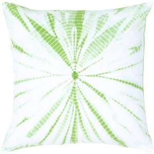    Green and White Decorative Accent Pillow   Set of 2