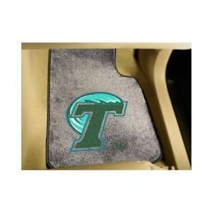  Tulane Green Wave 2 Piece Car Mat Set