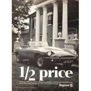  1969 Ad Jaguar XKE British Leyland Sports Car Mansion 