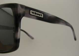 Authentic VERSACE Striped Black Sunglasses 4211   940/6G *NEW*  