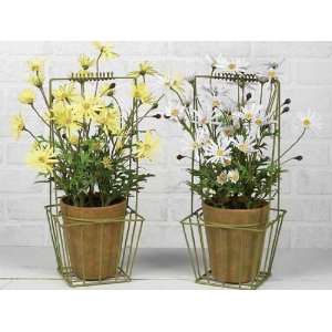   Artificial White and Yellow Daisy Centerpieces 16