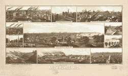 61 Antique Vintage Panoramic Maps of Wisconsin WI on CD  