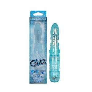  Glitz Textured Vibrator   Multi speed Blue: Everything 