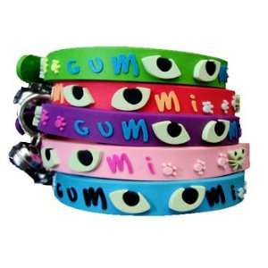   Small Breed Dog/Cat Collar   Eyes   Scarlet Red/8 11