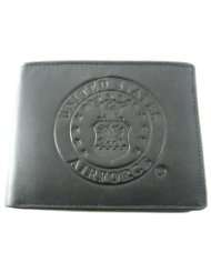 US Air Force Black Cowhide Leather Billfold Wallet