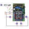 12V 4 Channel RF Wireless Remote Control Switch Receiver with 
