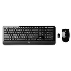 HP KZ256AA Keyboard and Mouse Combo,USB Wireless RF  