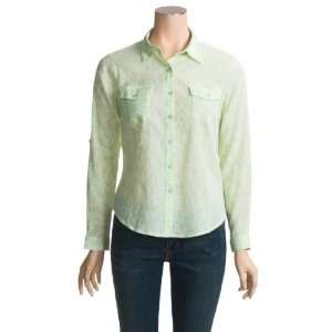  White Sierra Whitney Shirt   Cotton Gauze, Long Sleeve 