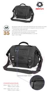MATIN ADVENTURE35(Black) DSLR Lens Camera Shoulder Bag  