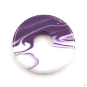 Ring of Change charming Disc round, #1095 lilac white, Lord rings 