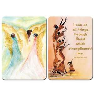   Sing His Praises   Set of 2 African American Magnets: Kitchen & Dining