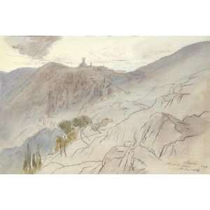  Hand Made Oil Reproduction   Edward Lear   24 x 16 inches 