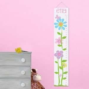    Personalized Butterflies and Blooms Growth Chart: Home & Kitchen