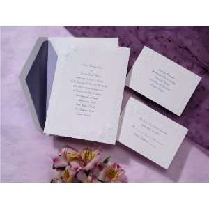  Simple Embossed Rose Card Wedding Invitations: Health 