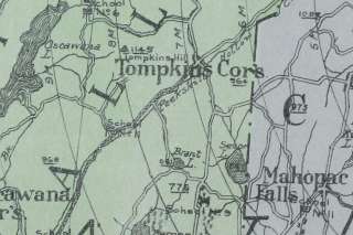 1912 Large Map Wayne County, New York. Lyons, etc.  