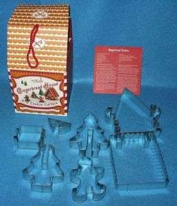Williams Sonoma Gingerbread House 3 D Cookie Cutters  