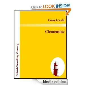 Clementine (German Edition): Fanny Lewald:  Kindle Store