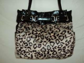Kathy Van Zeeland Fur Ever Yours Tote Leopard H63010 NWT $99.00 