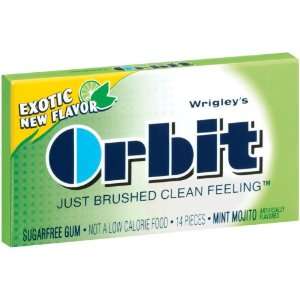 Orbit Sugarfree Gum Mint Mojito, 14 Piece Packs (Pack of 24)