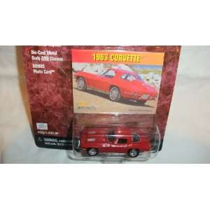  JOHNNY LIGHTNING CORVETTE COLLECTION RED EDITION 1:64 1963 