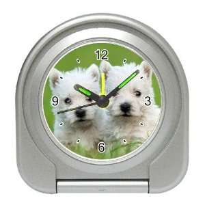 Westie Puppy Dog 4 Travel Alarm Clock JJ0645