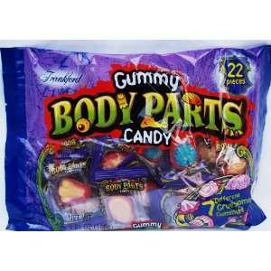  Halloween Candy Gummy Body Parts (22 Individually Wrapped 