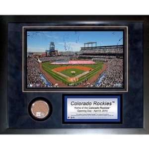  Coors Field 4x6 Dirt Plaque Sports Collectibles