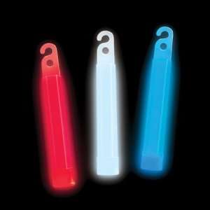  4 Red/White/Blue Asst Glow Sticks Case Pack 48: Home 
