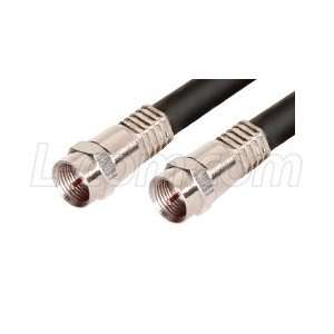  RG6 Quad Shield Coaxial Cable Type F Male/Male 3.0 ft 