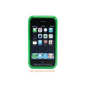   Case with Fingerprint Pattern for iPhone 3G/3GS   Green Electronics